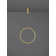 1 - Light Gold LED Single Pendant