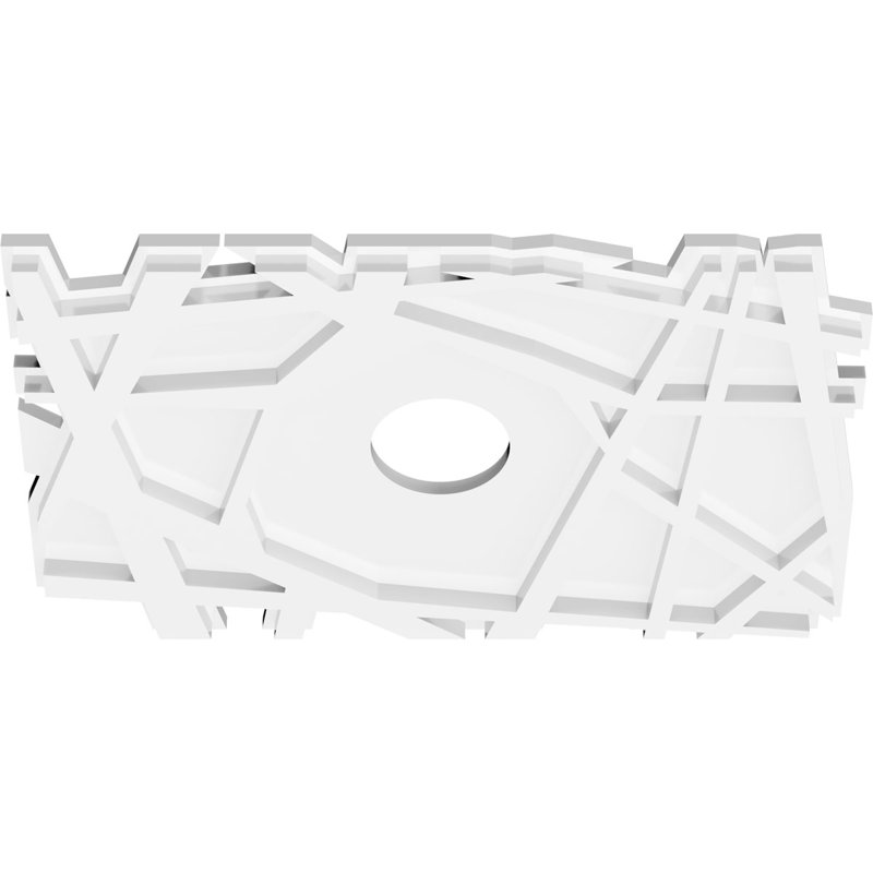 Diamètre intérieur 3 po Novo, H 12 po x l 18 po x P 1 po