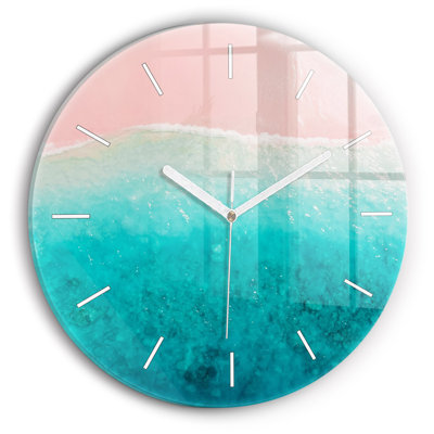 Glass Wall Clock