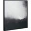 Monochrome Abstract Square Canvas - Single Picture Frame Print on Canvas
