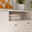 Sabel Modern TV unit with 2 doors, 2 drawers and open compartment, living room cabinet, engineered wood, 143.9 cm W x 66.3 cm H x 34.8 cm D-130987578