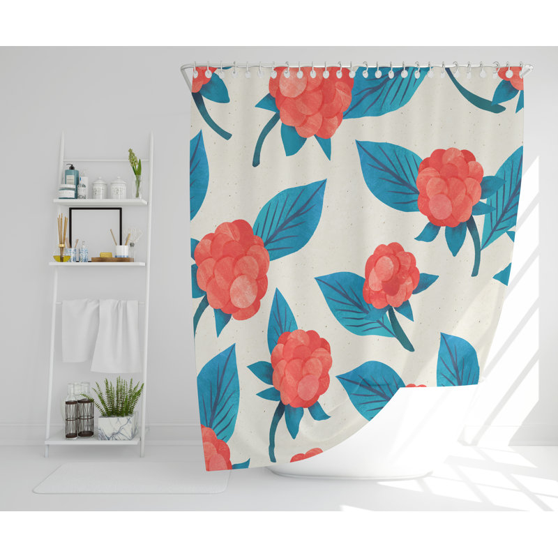 Rohando Polyester Shower Curtain Set, 177cm H x 177cm W