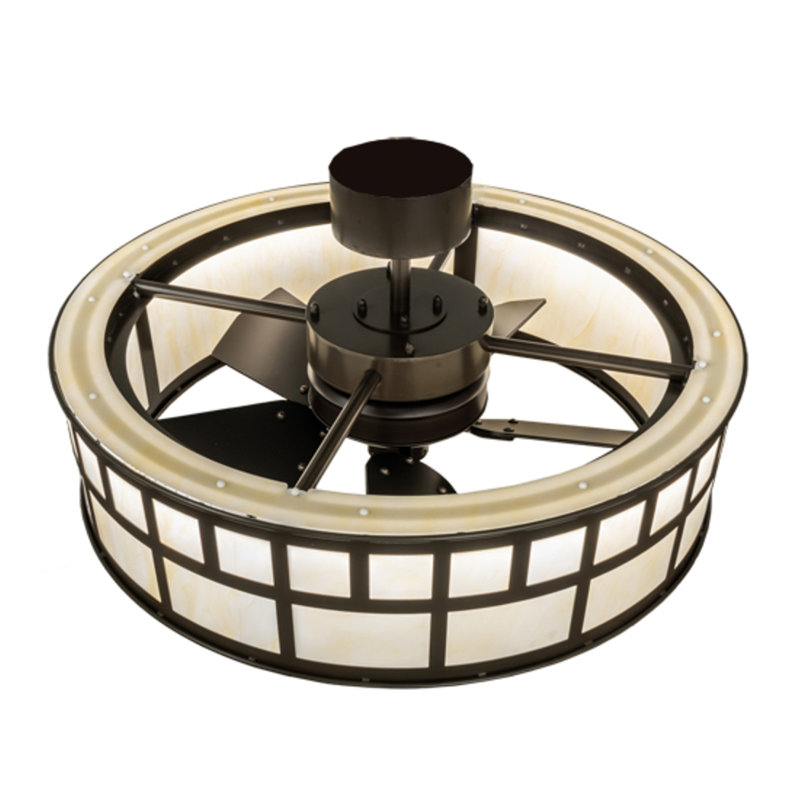 Danne LED Downrod Ceiling Fan