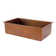 33" Hammered Antique Copper Single Basin Kitchen Sink