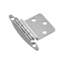 Surmatelas à fixation en surface variable, cadre frontal encastré de 3/8 po - laiton antique - charnières de porte d'armoire (ensemble de 10)-9114239-124945307