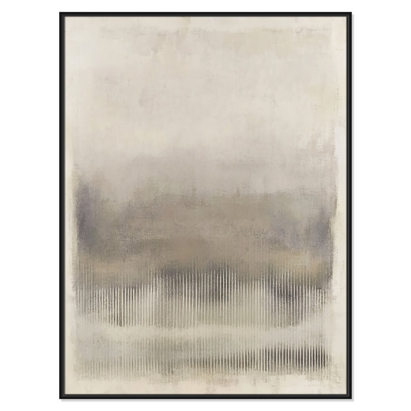 Équilibre équilibré II par Irena Orlov, Cadre flottant noir, H 49,5 po x l 37,5 po