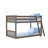 Aileana 42.5" W Solid Wood Twin Over Twin Bunk Bed with Built-In Ladder-1743944972