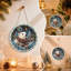 Décoration de Noël pendentif perle et diamant avec décorations de Noël et outils muraux préinstallés