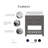 Doucette 30" Single Bathroom Vanity Set with Carrara White Marble Top-1277733742-1300959008