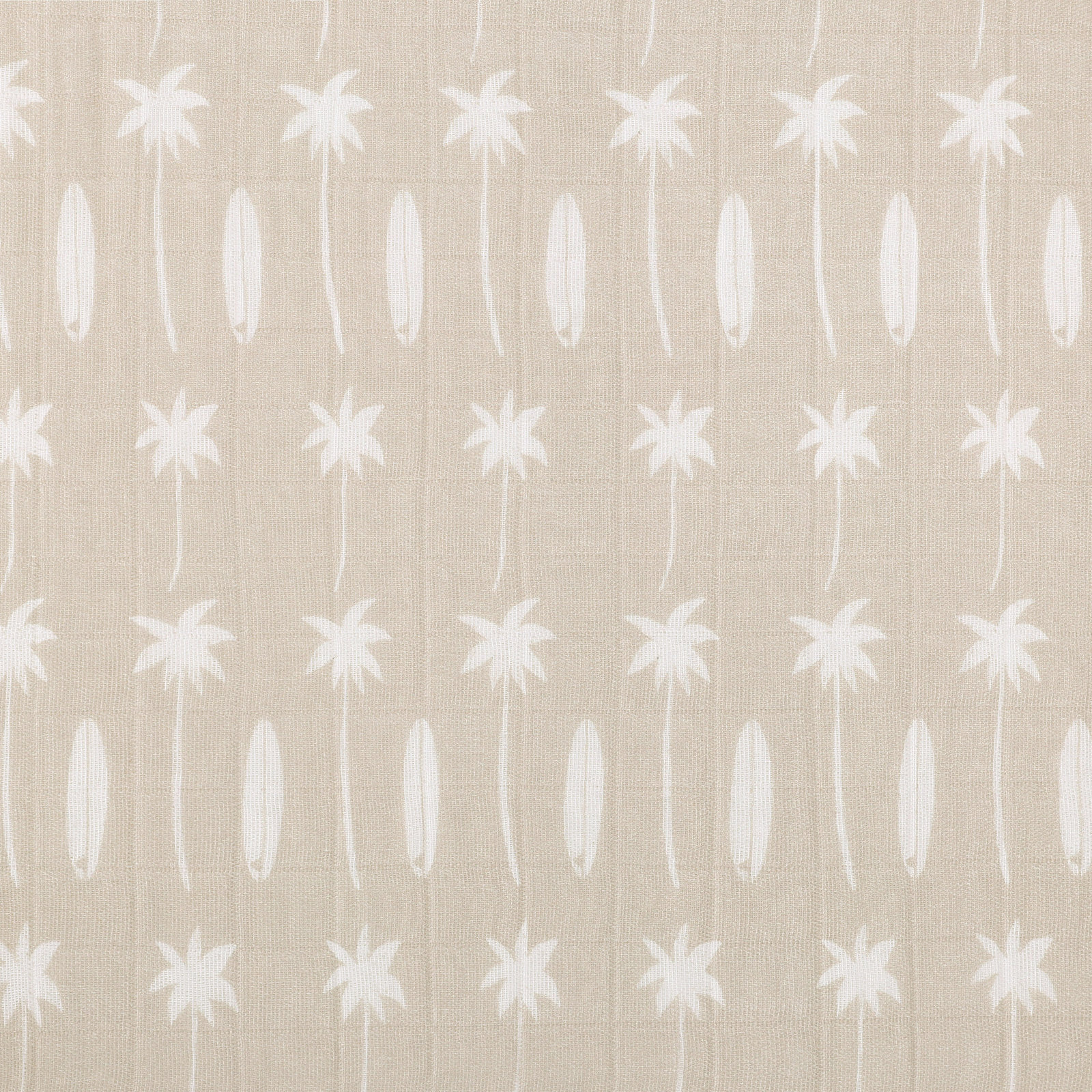 Beach Bum Muslin Crib Sheet
