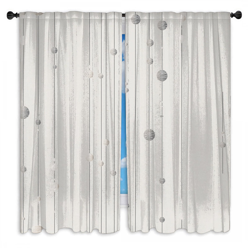 Rideaux de fenêtre minimalistes transparents et obscurcissant - 2 panneaux, 20 po x 80 po - 2 panneaux, Transparent