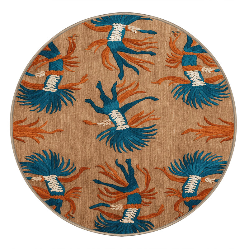  Tapis lavable Hula, Rectangle 5 pi x 7 pi