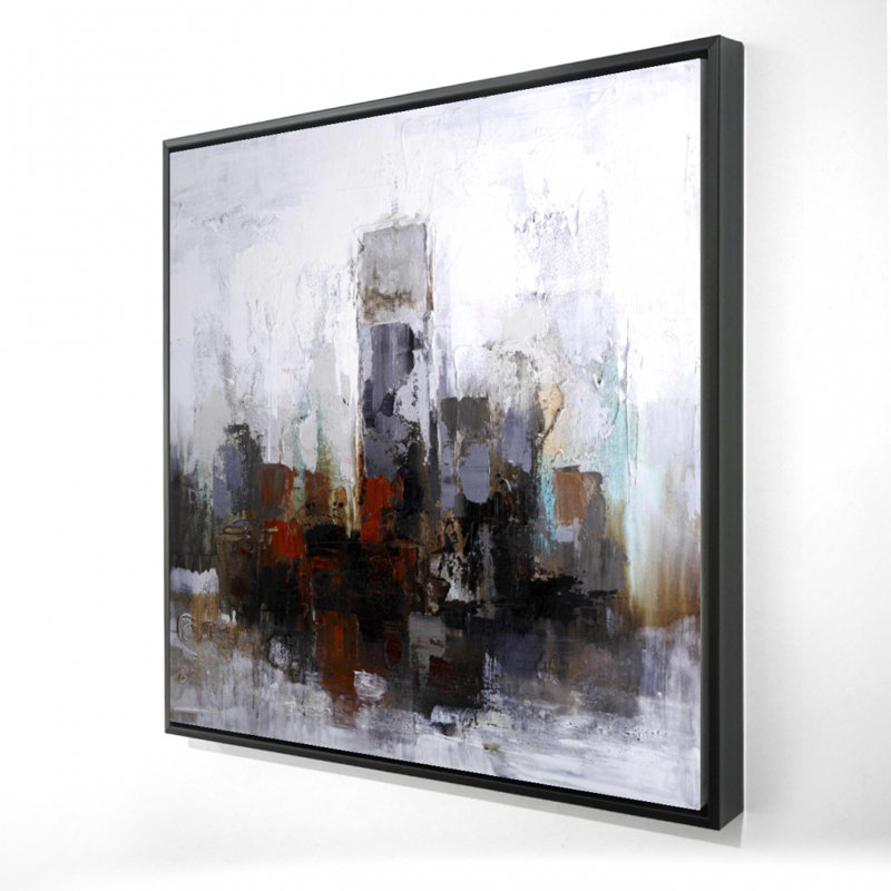 " Obscure Buildings ", 24" H x 24" W