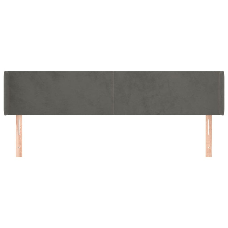 Gorvel Headboard, 88cm H x 183cm W x 16cm D, Light Grey