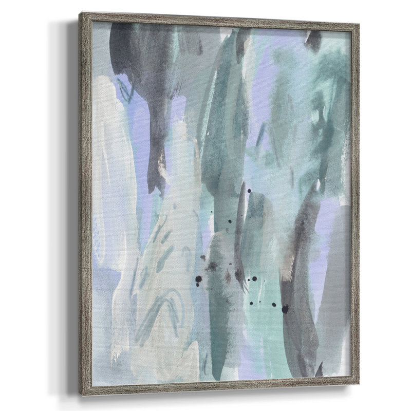 Ocean Crush V Framed Print - Solid Wood, 11" H x 9" W