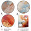 - Impression murale abstraite spirales en métal-99556893
