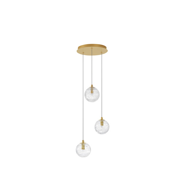 Canora Grey Abeeha 3 - Light Cluster Globe Pendant | Wayfair.co.uk