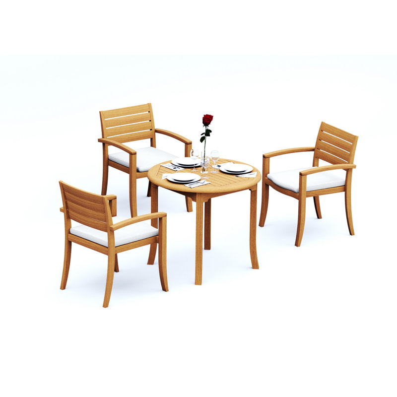 Ensemble de table d'extérieur Alvarado, H 30,5 po x l 36 po x P 36 po, 3