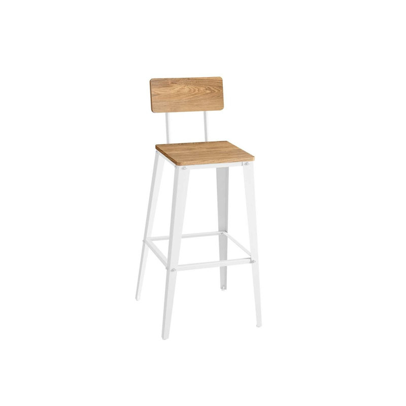 Bar Stool with Steel Frame
