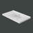 36'' W X 22'' D Solid Surface Bathroom Vanity Top Rectangular Vanity Basin Sink Countertop with Pre-drilled Faucet Hole in White
