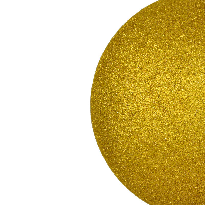 Décoration de boule décorative des Fêtes, Or médaillon, H 6 po x l 6 po x P 6 po