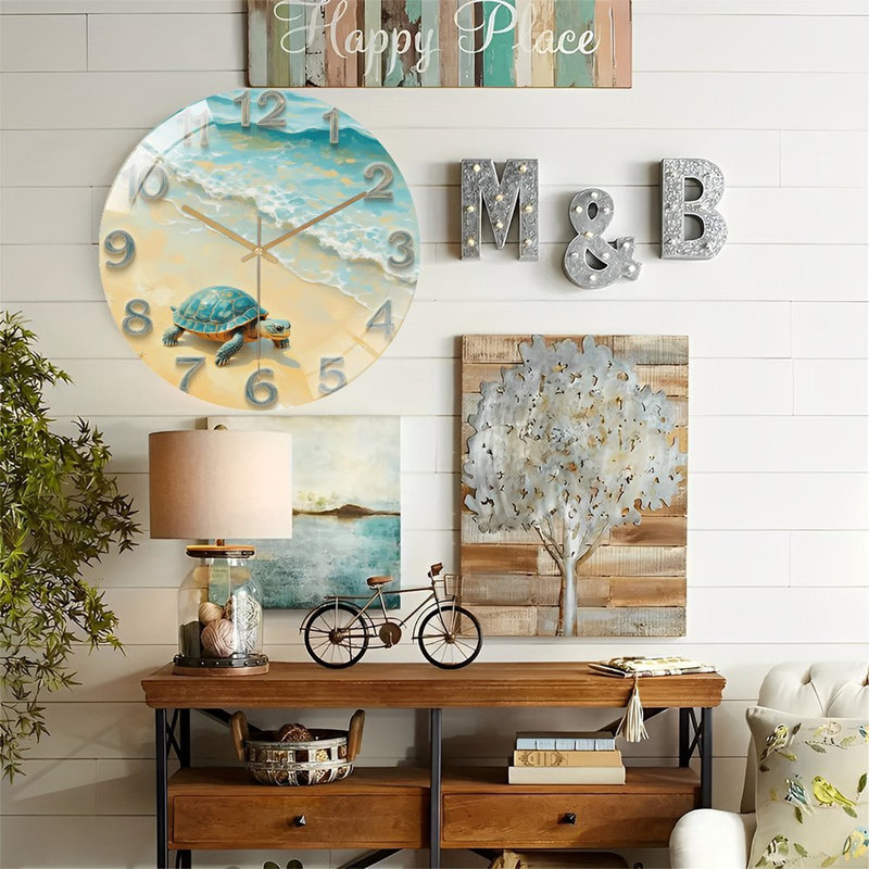 Horloge murale Turtle