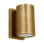 Sean Lavin Pressa 2-light outdoor round small wall sconce light in natural brass finish