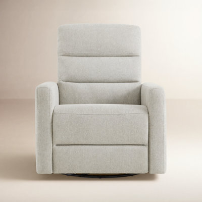 Mila Upholstered Rocking Swivel Power Recliner