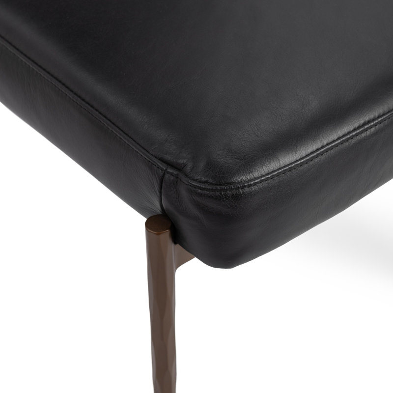 Kester Upholstered Dining Chair, Black