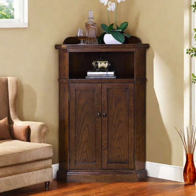 American style living room corner accent cabinet by DURBIL
