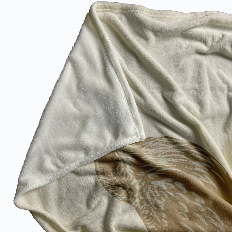 Colmenero Plain Weave / Muslin Throw Blanket, Brown
