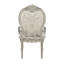 Chaise rembourrée avec accoudoirs (ensemble de 2)