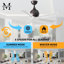 Ventilateur de plafond standard à 5 pales avec télécommande-237567998-237567994-237567986