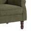 Duward 74Cm Wide Tufted Wingback Armchair with Solid Wood Legs-545297695
