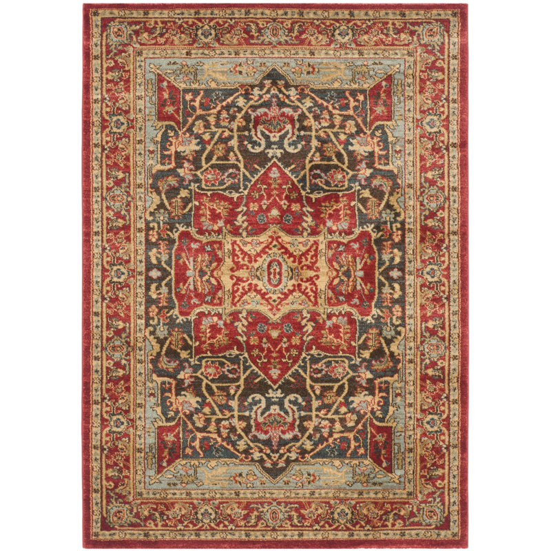 Beauchesne Oriental Hand Woven Area Rug, Rectangle 155 x 231 cm