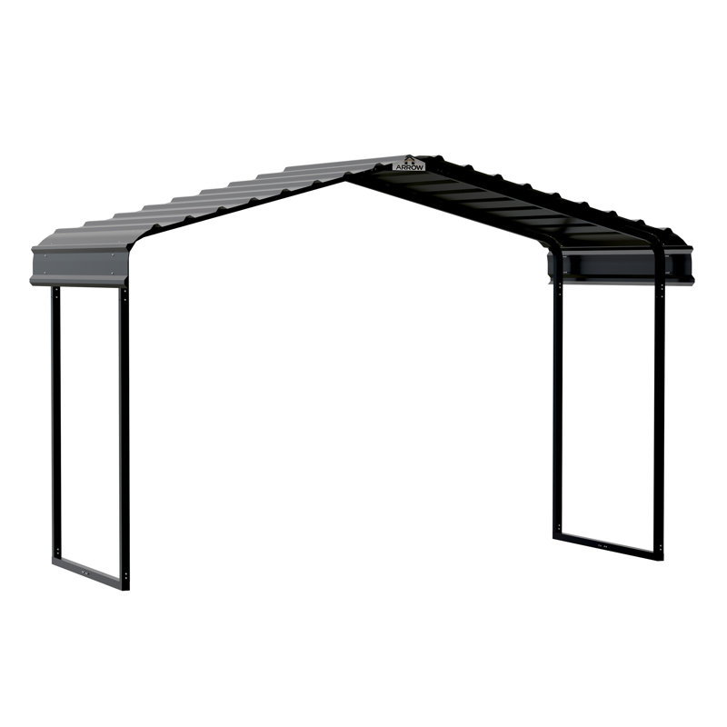 12 Ft. W x 6 Ft. D Canopy, Charcoal