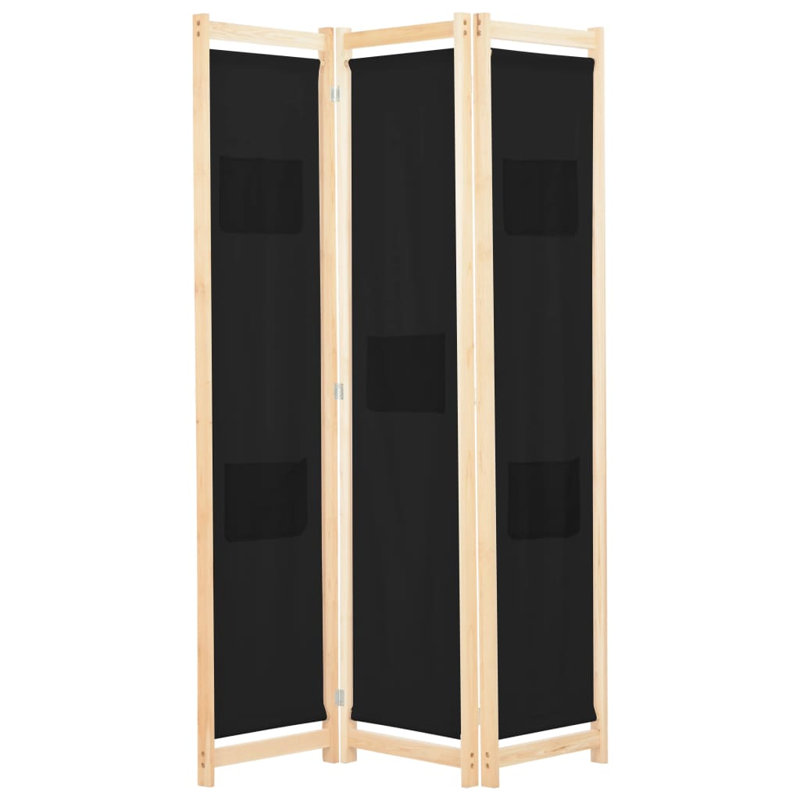 Rizzo 170cm H Folding Room Divider, Cream, 4