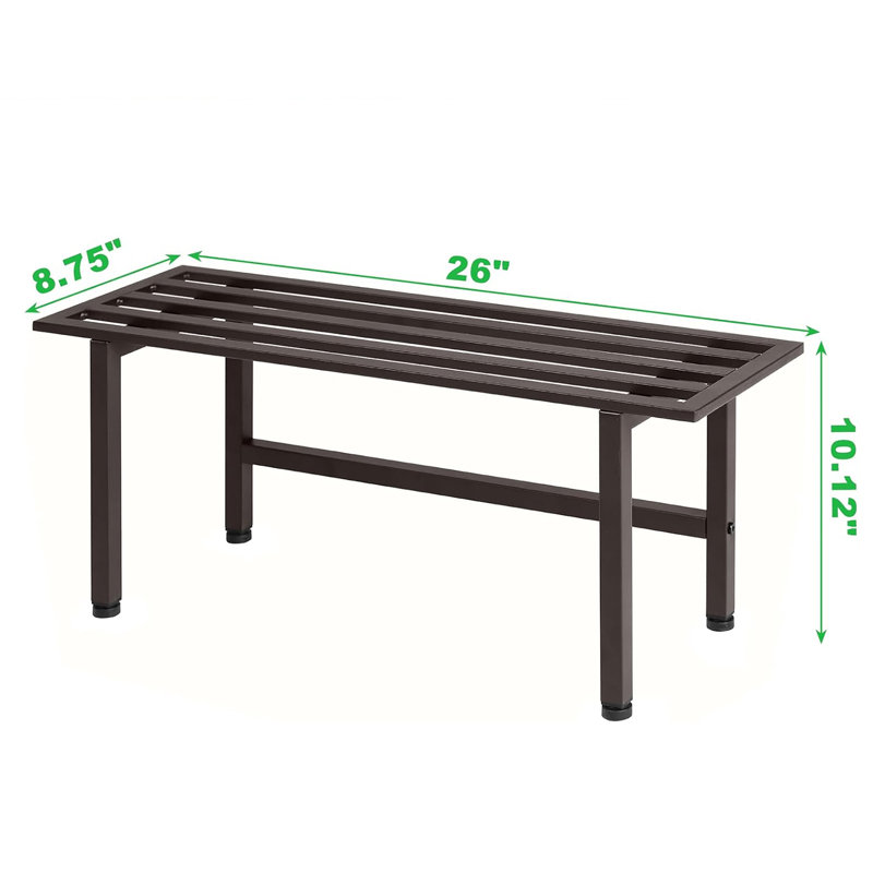Support pour plante robuste en métal à 2 niveaux pour l'intérieur et l'extérieur, idéal pour plusieurs plantes, Café