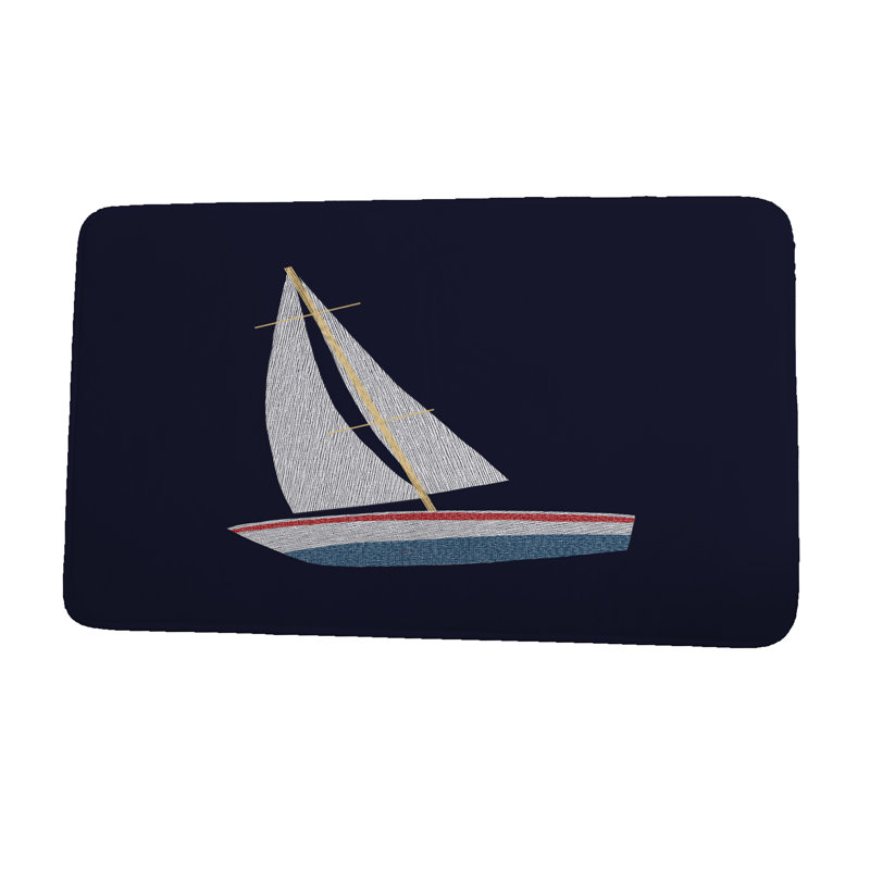 Non-Slip Bath Mat, 17" W x 24" L