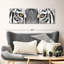 «White Tiger Eyes», impression panoramique sur toile tendue 3 pièces-470015905