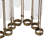 Glass Vial Flower Vase with Bronze Iron Frame - 17.5x2x14"