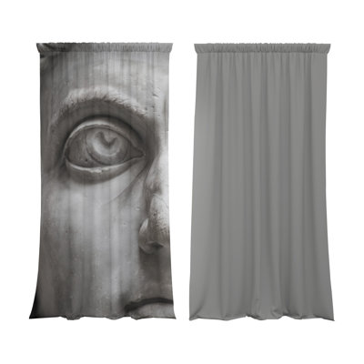 Velvet Blackout Slot Top Curtain Pair