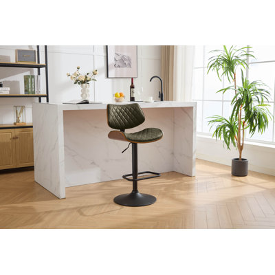 Tabouret de bar réglable en hauteur Dudley
