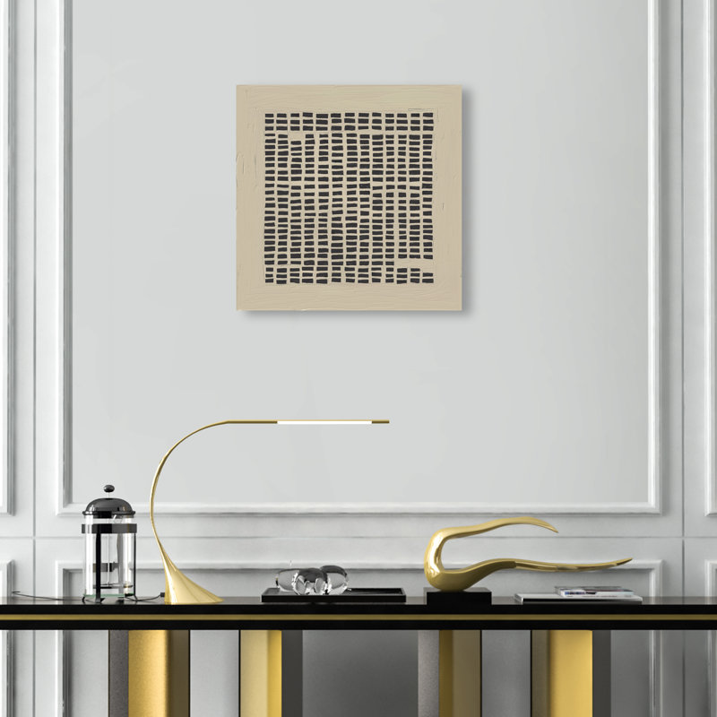Tiny Windows II Canvas Abstract Print by Oliver Gal, Black Frame, 12 x 12, 16"H x 16"W, Gallery Wrapped