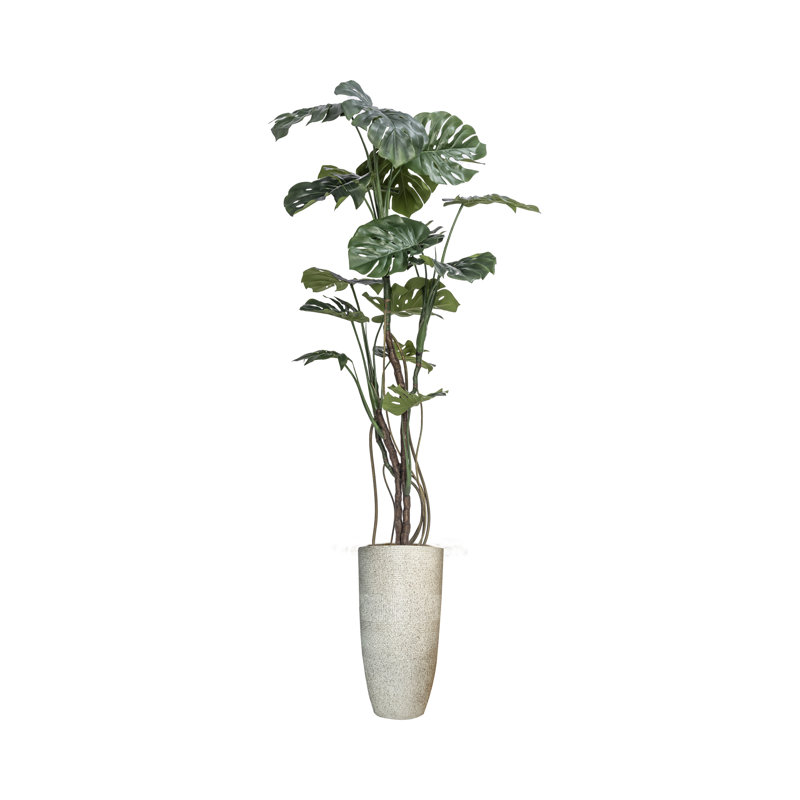 85 po plante artificielle en pot Monstera