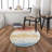 RABBIT NK822-2 - 41" X - 41" Washable Non-Slip Round Rug