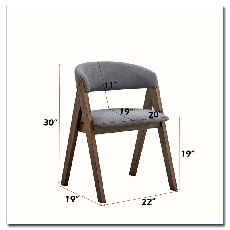 Chaises de salle à manger rembourrées modernes