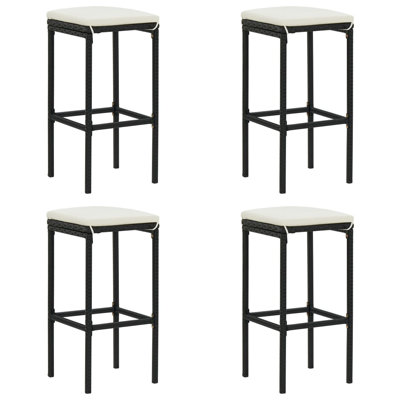 Bar Stool Bar Seat Counter Height Island Stool for Pub Poly Rattan by Latitude Run