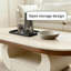 Table basse ovale avec rangement Living-354666368