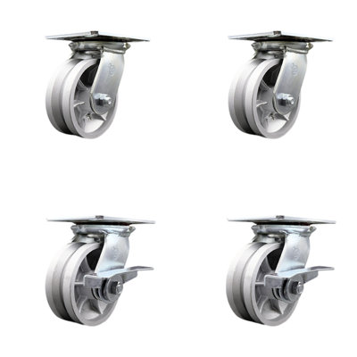 Roulettes pivotantes Groove